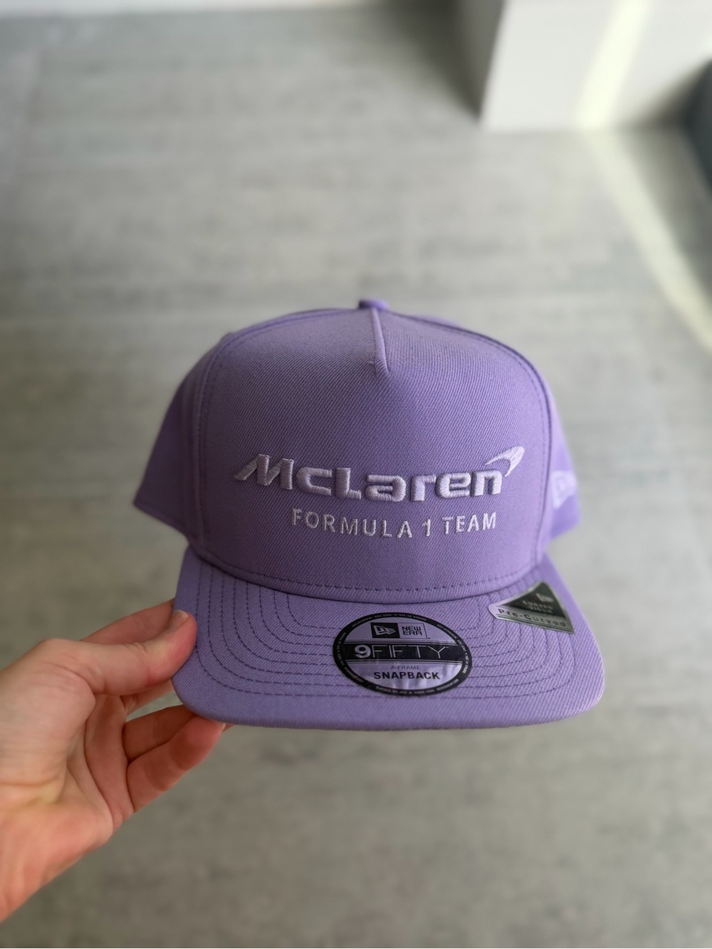 McLaren Formula 1 Team Lavender Snapback Hat